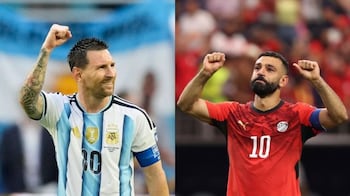Messi y Salah, cara a cara por los octavos de la Copa del Mundo.