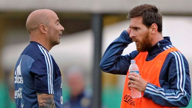 Messi y Sampaoli tuvieron su cumbre previa a la lista mundialista.