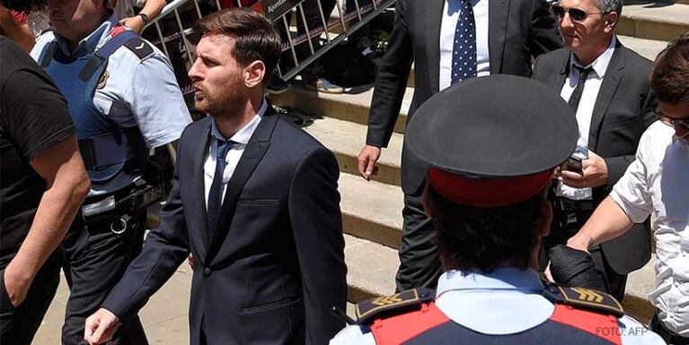 Messi y su nuevo look