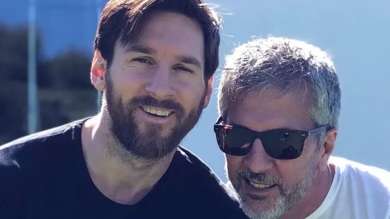 Messi y su papá