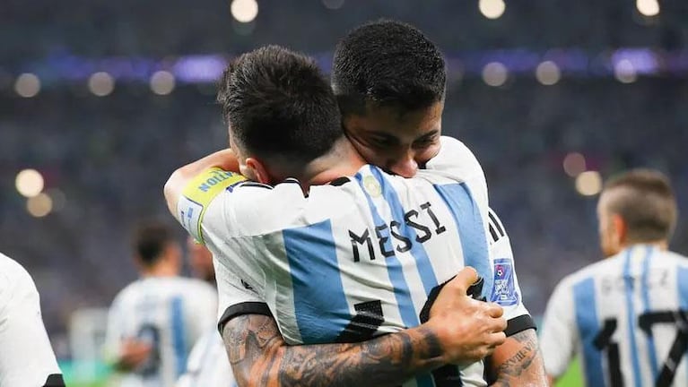 Messi y sus elogios al Cuti Romero.