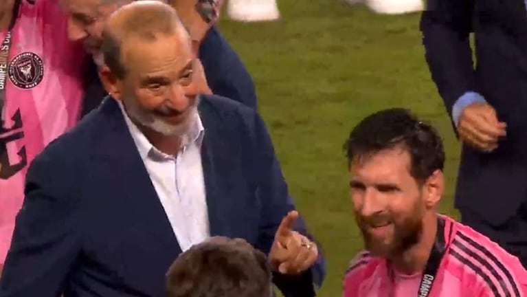 Messi y un encontronazo con Don Garber.