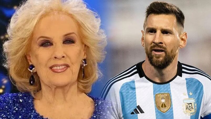 Messi y un gran gesto con Mirtha Legrand.