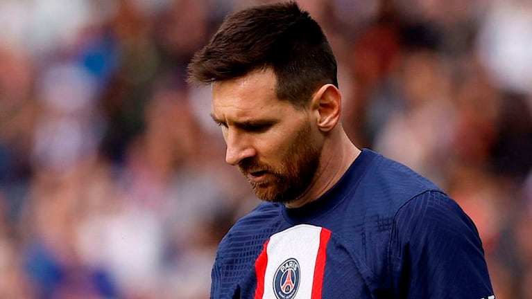 Messi y un "palito" a los fanáticos del PSG.