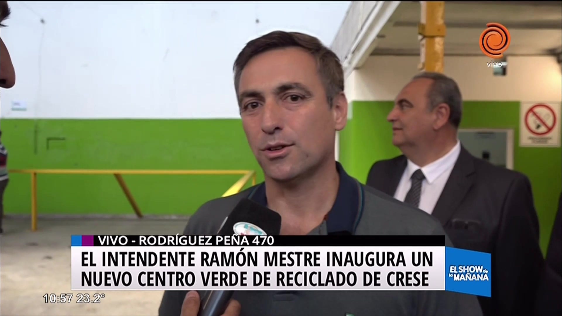 Mestre inauguró centro verde