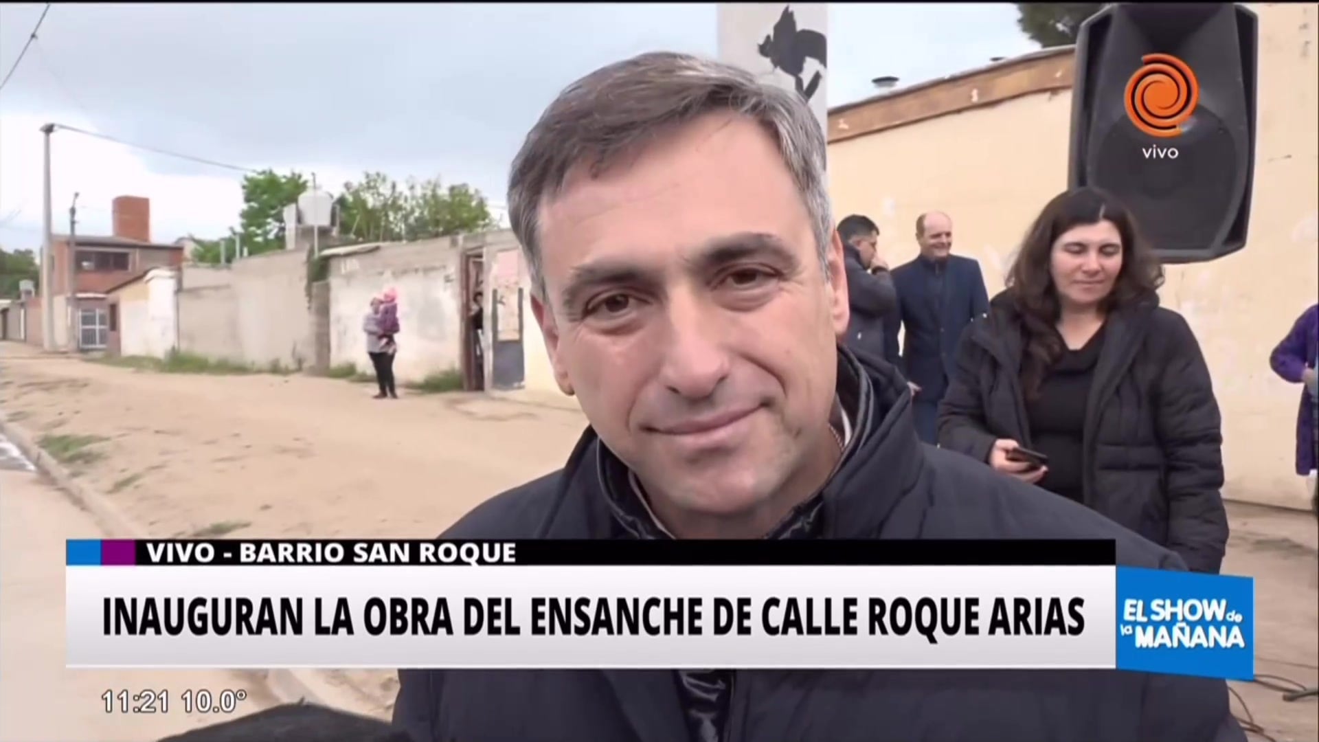 Mestre inauguró obras de ensanche de calles en Barrio San Roque