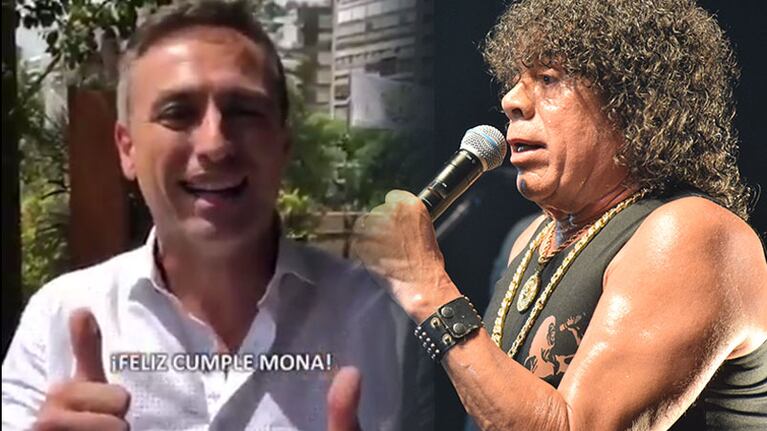 Mestre saludó a La Mona cantando "Tinta China"