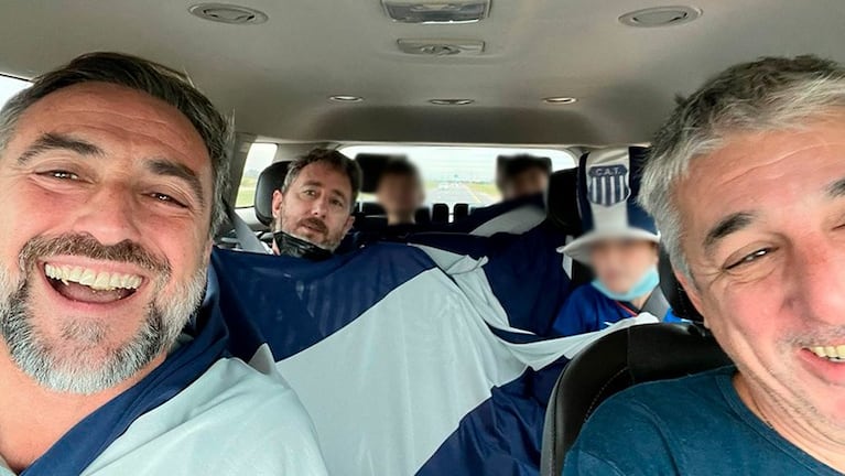 Mestre viajando a Santiago del Estero para la final de la Copa Argentina.