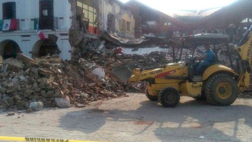 México: el sismo sembró la muerte y el pánico en la población.