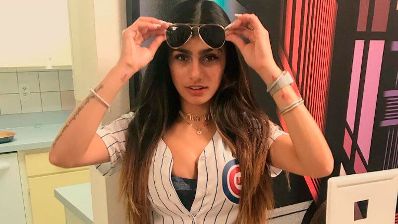 Mia Khalifa, polémica como siempre.