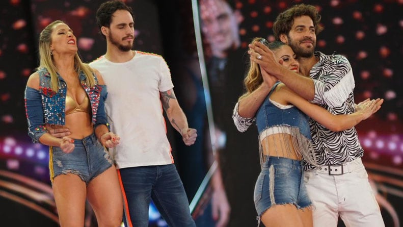 Mica Viciconte festejó con todo y Benjamín Alfonso se fue agradecido. / Foto: Laflia