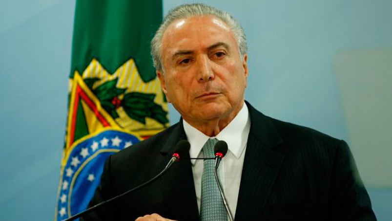 Michel Temer aclaró que no renunciará a su cargo de presidente.