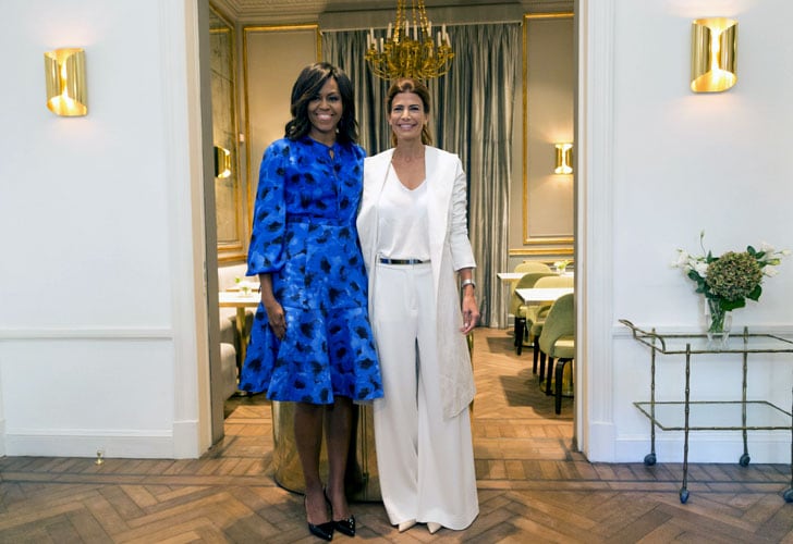 Michele Obama y Juliana Awada compartieron un acto con mujeres. 