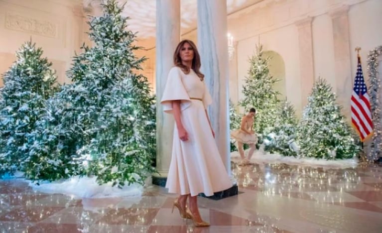 Miedo en la Casa Blanca: la decoración navideña de Melania