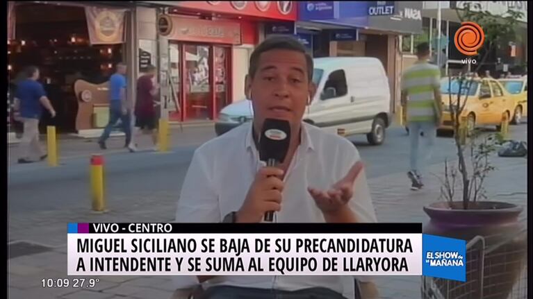 Miguel Siciliano se sumó al equipo de Llaryora