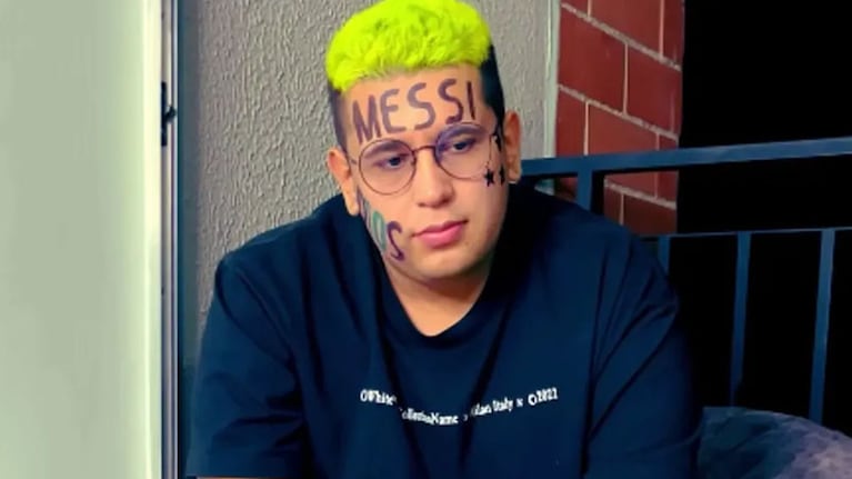 Mike Jambs se tatuó la cara y se arrepintió a los pocos días.