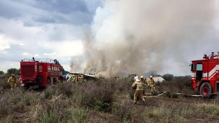 Milagro en México: se estrelló un avión y no hubo víctimas fatales