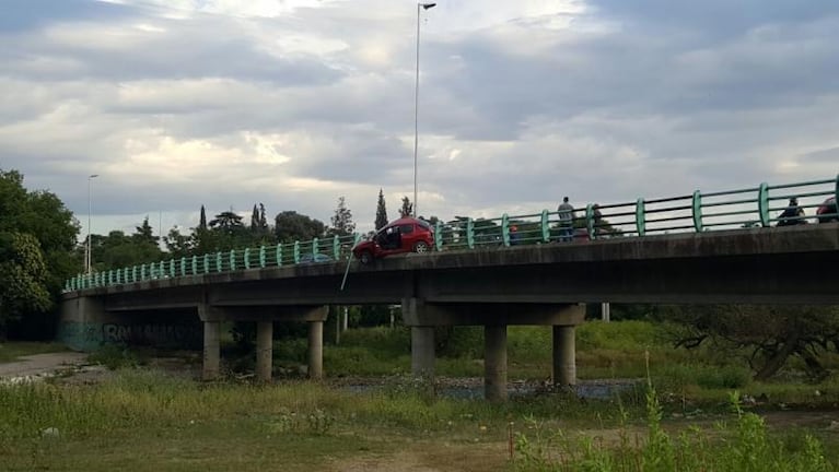 Milagroso accidente en el Puente Gavier