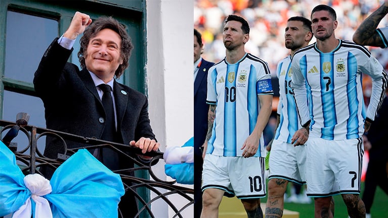 Milei anunció la decisión tras el logro de la Selección en el Mundial.
