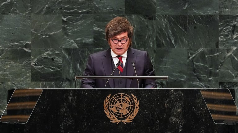 Milei apuntó contra la ONU.