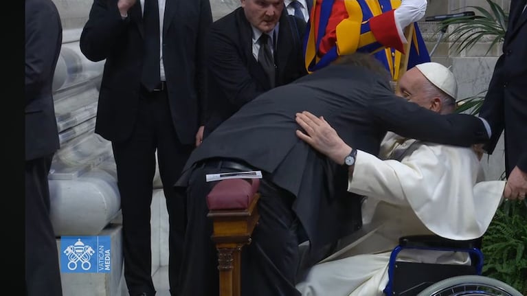 Milei con el Papa Francisco.