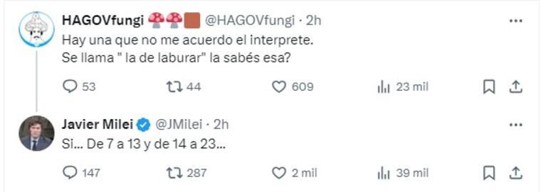 Milei contestó preguntas sin filtro de seguidores en X: las 10 respuestas más llamativas