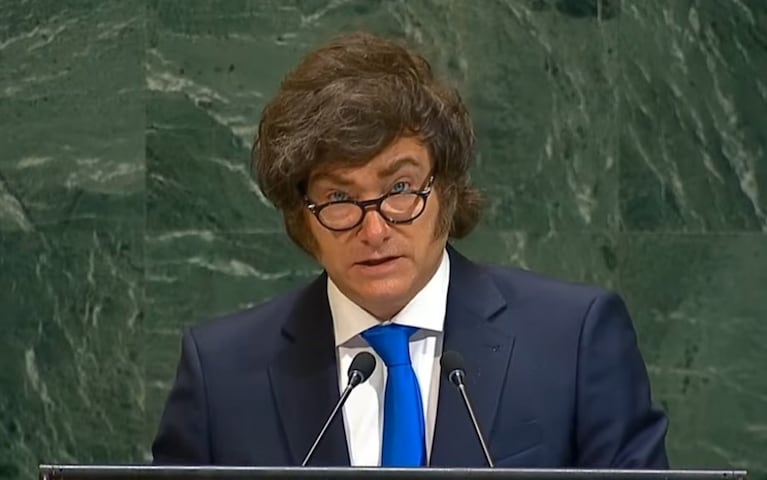 Milei, contundente en la ONU.
