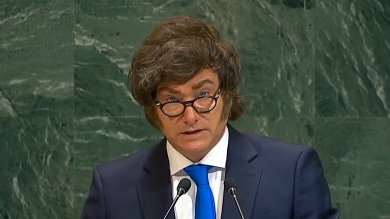Milei, contundente en la ONU.