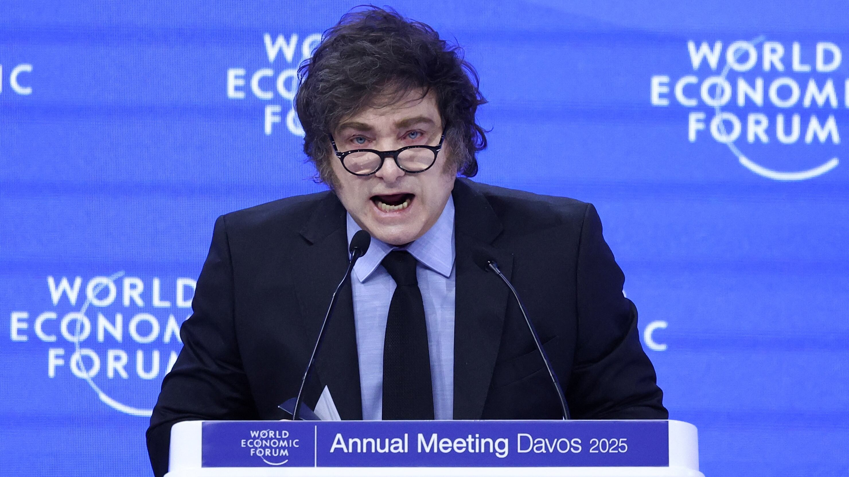 Milei defendió el discurso que pronunció en el Foro Económico de Davos.