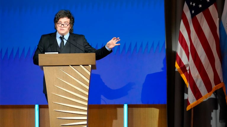 Milei defendió su plan económico en Estados Unidos y aseguró que Argentina “no tiene un problema con el empleo”