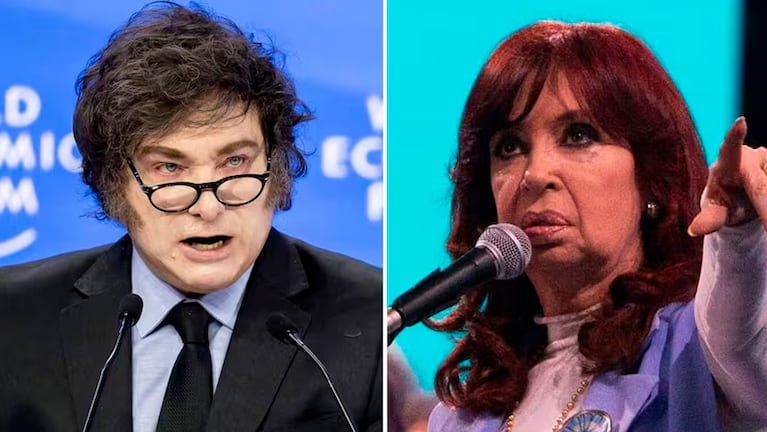 Milei dirigió posteo contra Cristina Kirchner por la sanción de Estados Unidos.