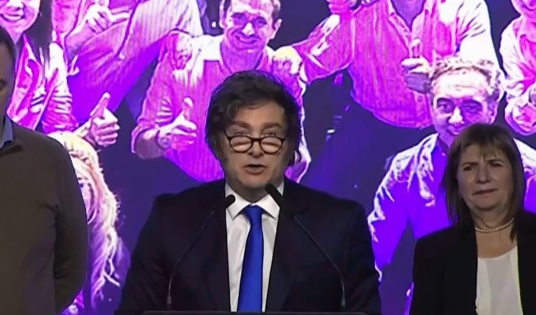 Milei eligió un discurso calmo y aperturista.