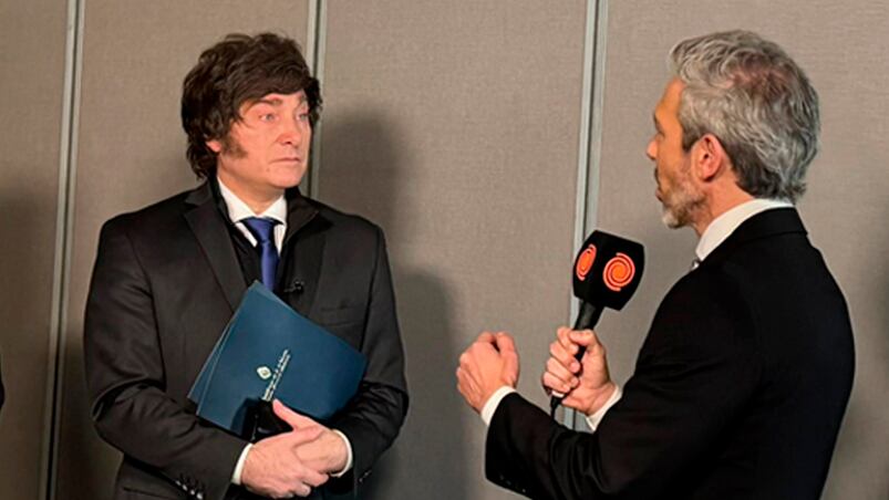 milei entrevista el doce