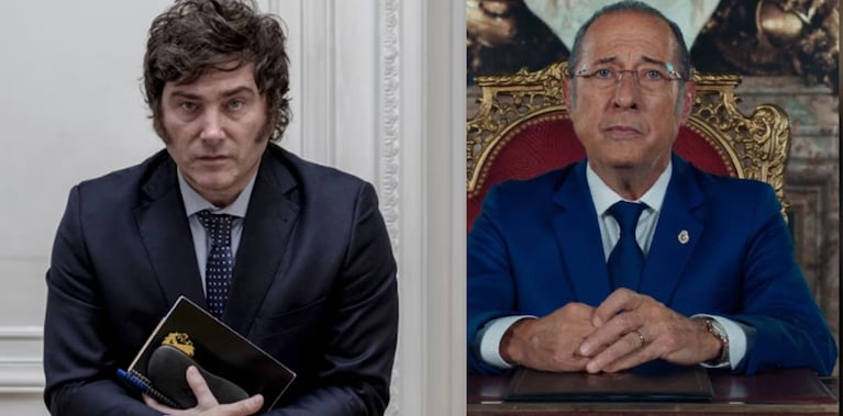 Milei habló sobre la película de Francella.