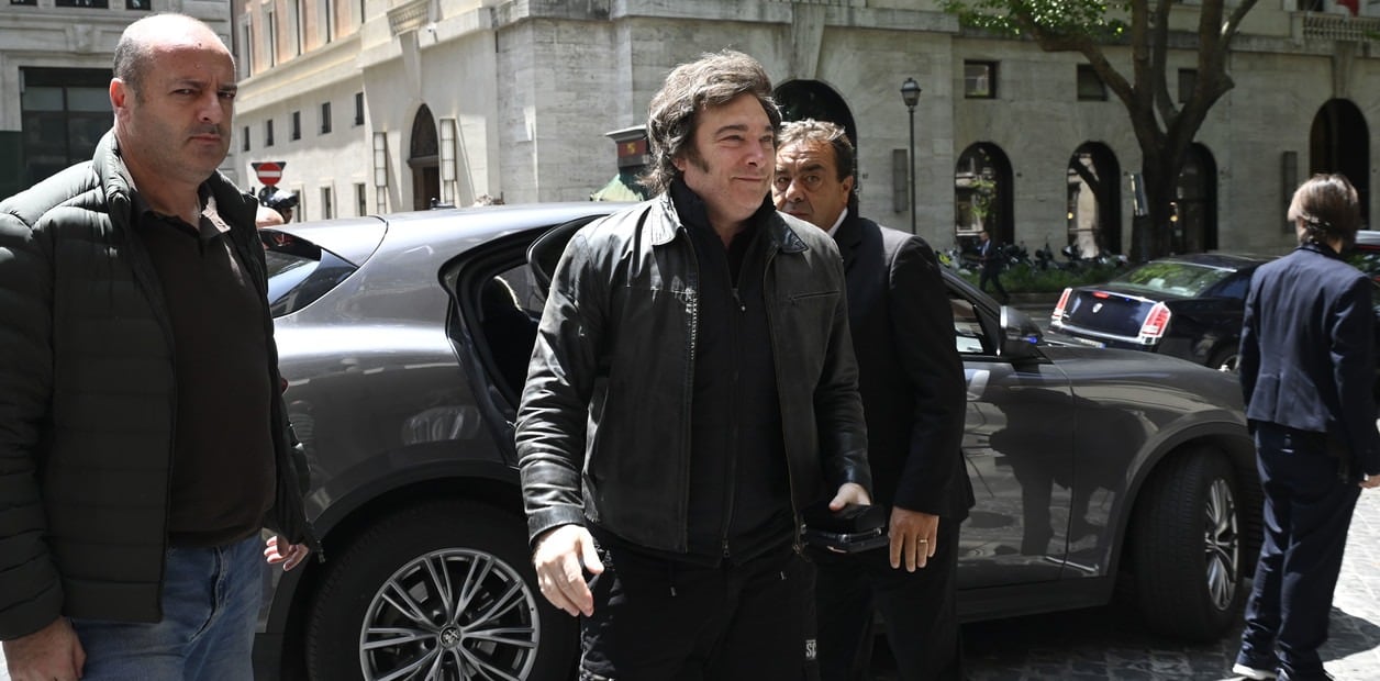 Milei llegó a España