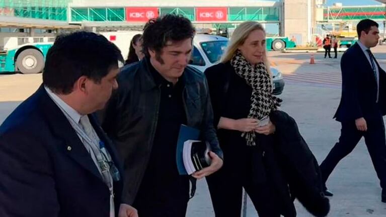 Milei llegó este martes a Davos para asistir al Foro Económico Mundial.