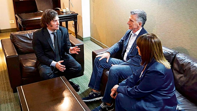 Milei recibió el apoyo de Macri por el mega DNU de desregulación económica.