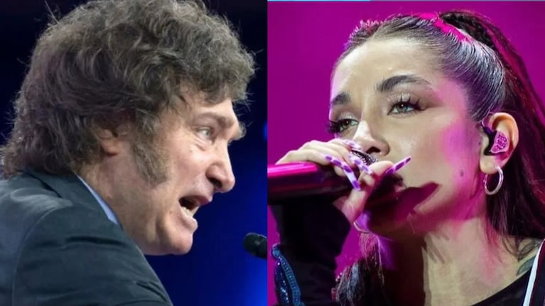 Milei volvió a atacar a María Becerra por sus críticas al Gobierno.