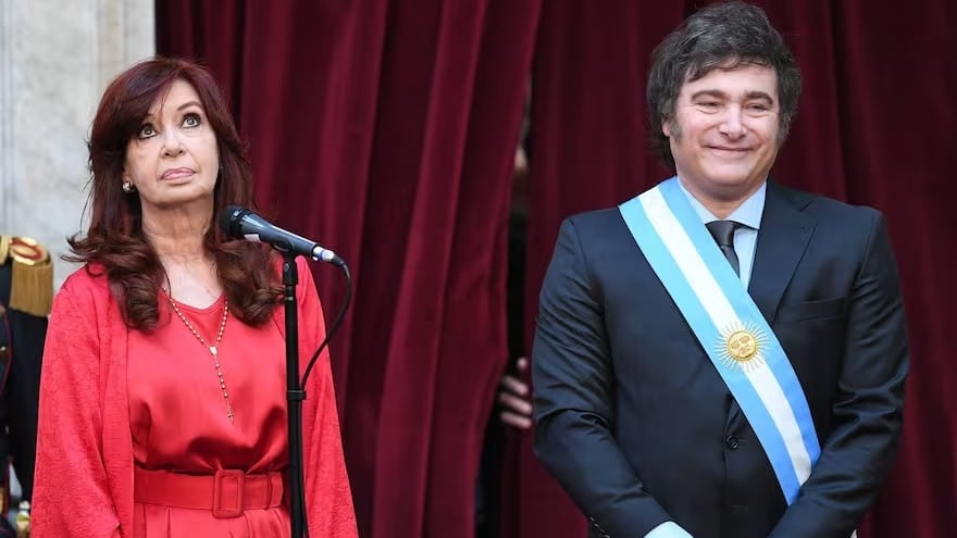 Milei volvió a desafiar el discurso de Cristina Kirchner. Foto de archivo.