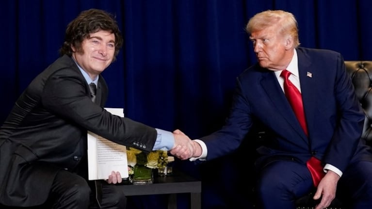 Milei y Trump durante una de sus últimas reuniones.