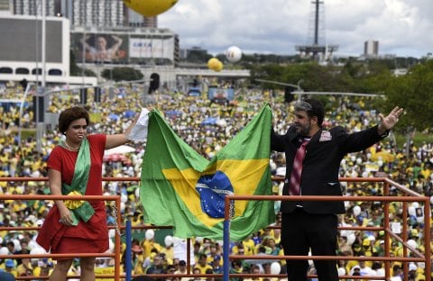 Miles de brasileros se movilizaron en distintas ciudades. 