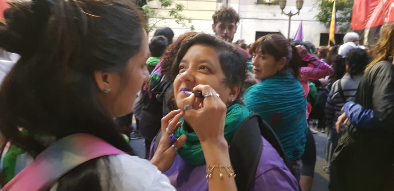 Miles de mujeres salieron a las calles a reclamar derechos. Foto: Silvia Pérez Ruiz