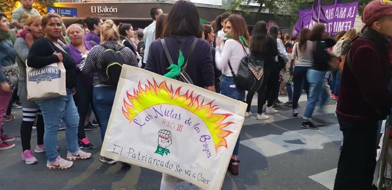 Miles de mujeres salieron a las calles a reclamar derechos. Foto: Silvia Pérez Ruiz