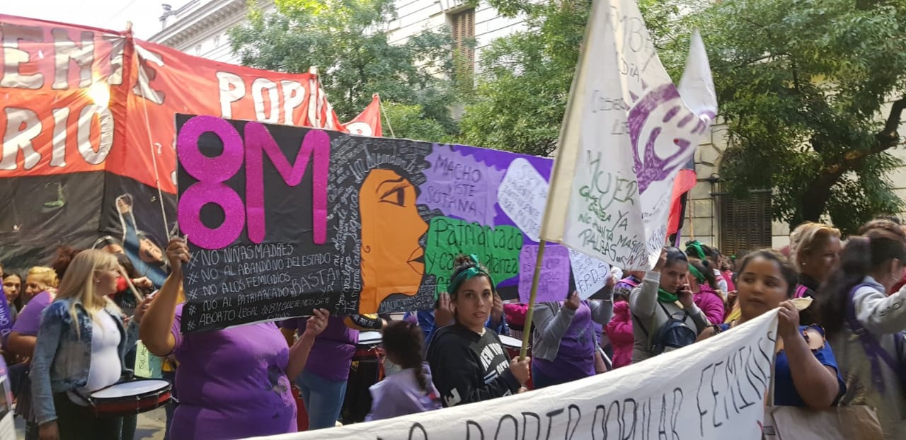 Miles de mujeres salieron a las calles a reclamar derechos. Foto: Silvia Pérez Ruiz