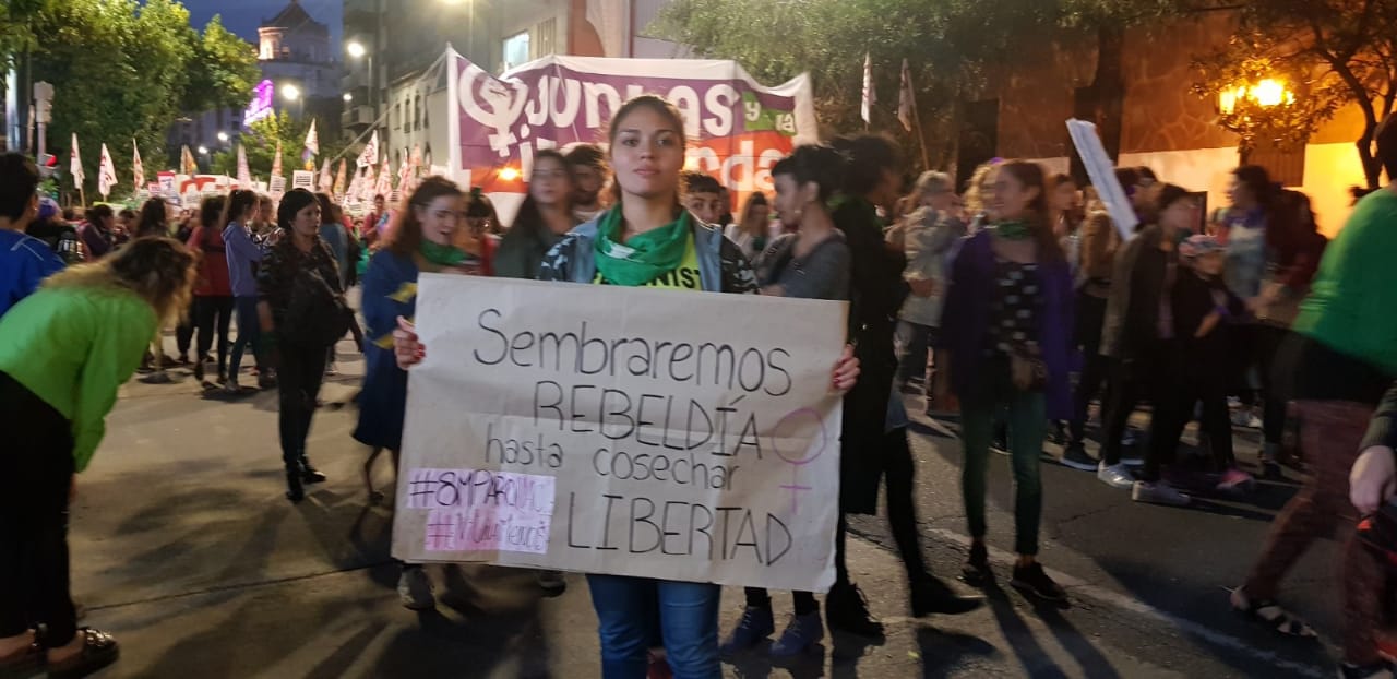 Miles de mujeres salieron a las calles a reclamar derechos. Foto: Silvia Pérez Ruiz