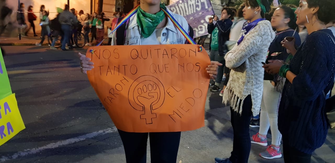 Miles de mujeres salieron a las calles a reclamar derechos. Foto: Silvia Pérez Ruiz