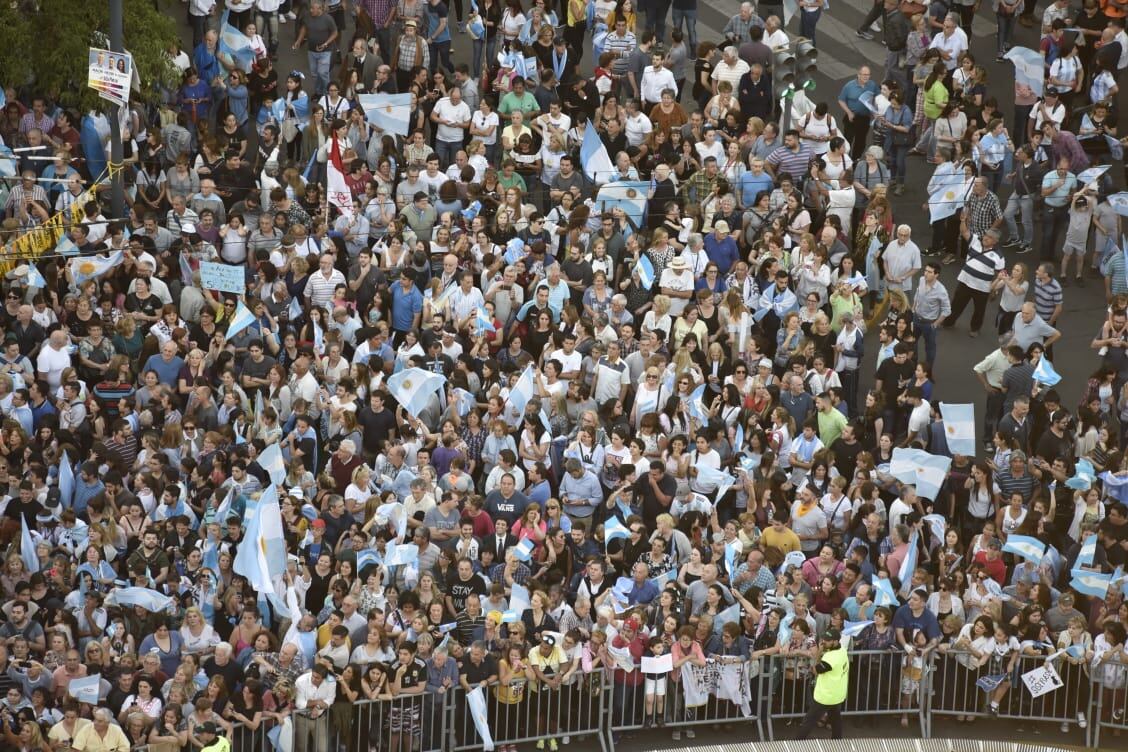 Miles de personas acompañaron en el último "Sí, se puede". Foto: Lucio Casalla/ElDoce.tv