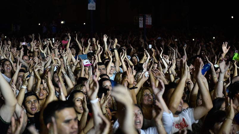 Miles de seguidores disfrutaron de la fiesta.