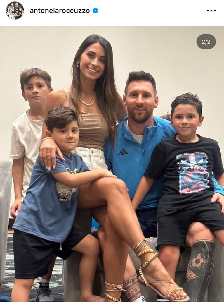 Millones de likes en una foto que posteó Messi en el día de descanso