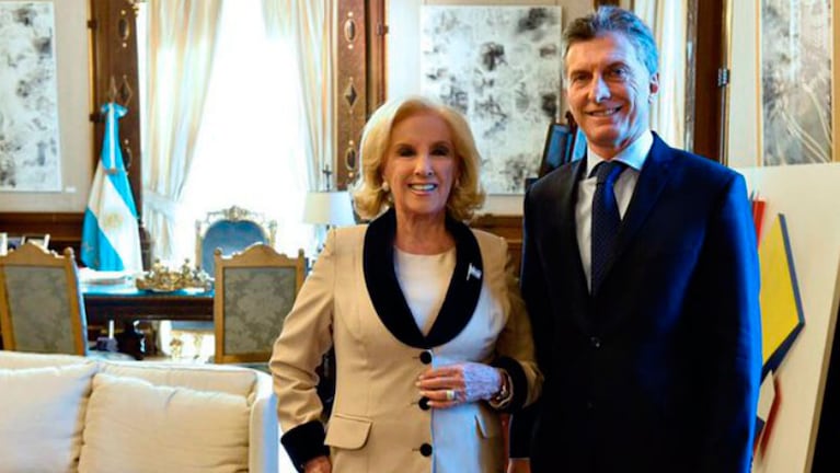 Mirtha Legrand agradeció la invitación de Mauricio Macri. 